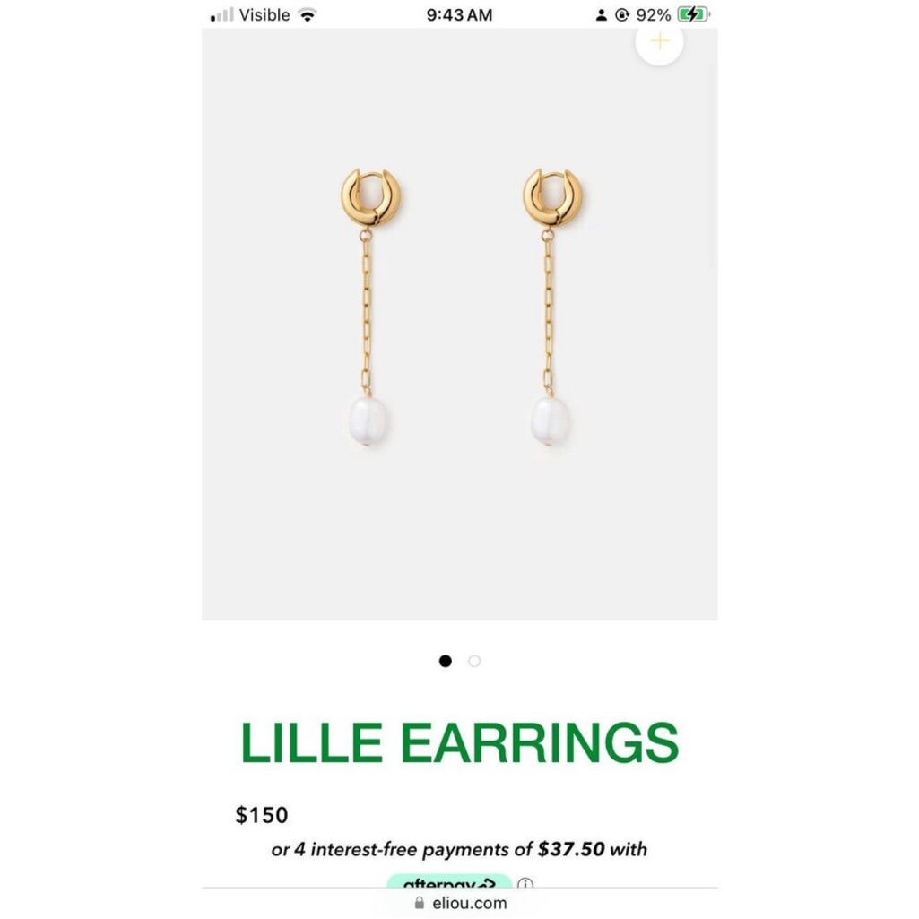 Eliou Gold Lille Earrings 90$